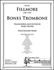 Bones Trombone Concert Band sheet music cover Thumbnail